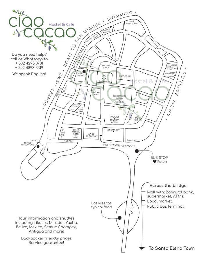 Ciao Cacao Hostel & Vegan Cafe Флорес Екстер'єр фото